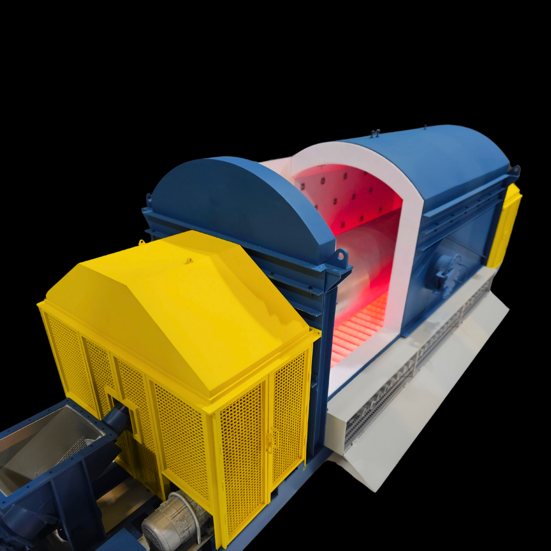 Modello interattivo di forno per la rigenerazione del carbone di ARI Model in una fiera