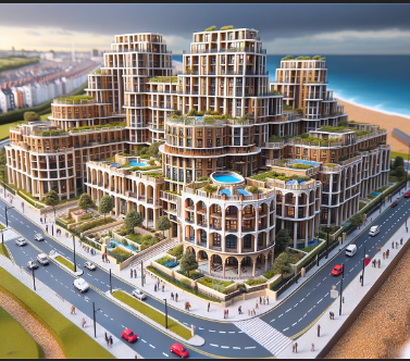 Modello architettonico dettagliato realizzato da Ari Model a Torino.