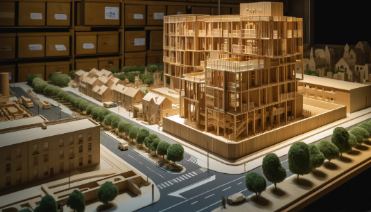 Modello architettonico dettagliato realizzato da Ari Model a Firenze.