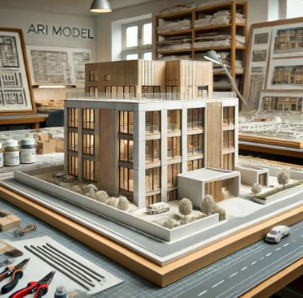 Modello architettonico creato da Ari Model a Verona.