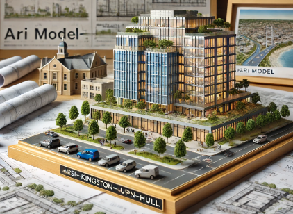 Modello architettonico realizzato da Ari Model a Reggio Calabria.