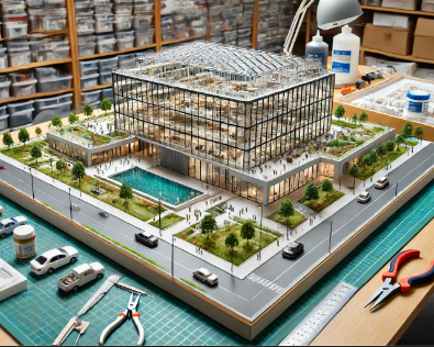  Modello architettonico dettagliato realizzato da Ari Model a Livorno.