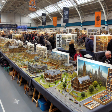 Fiera del Modellismo Milano che mostra modelli dettagliati e artistici.