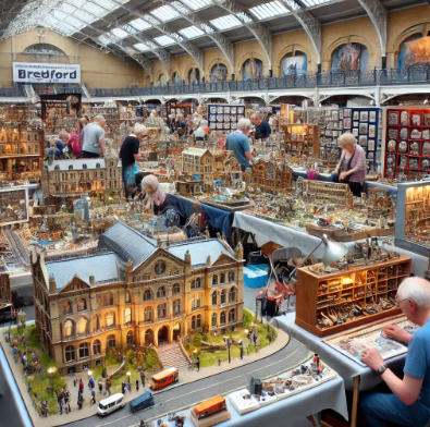 Fiera del Modellismo Naples che mostra modelli dettagliati e artistici.