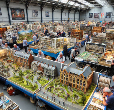 Fiera del Modellismo Palermo che mostra modelli dettagliati e artistici.