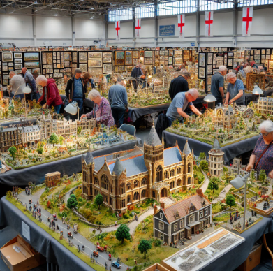  Fiera del Modellismo Bologna che mostra modelli dettagliati e artistici.