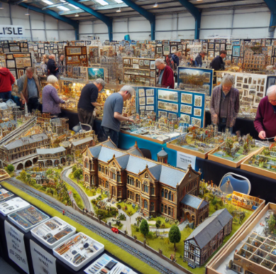 Fiera del Modellismo Florence che mostra modelli dettagliati e artistici.