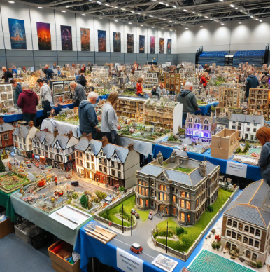 Fiera del Modellismo Catania che mostra modelli dettagliati e artistici.