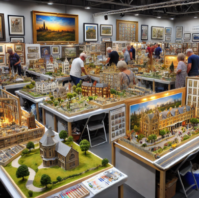 Fiera del Modellismo Verona che mostra modelli dettagliati e artistici.