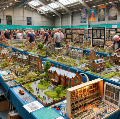 Fiera del Modellismo Messina che mostra modelli dettagliati e artistici.