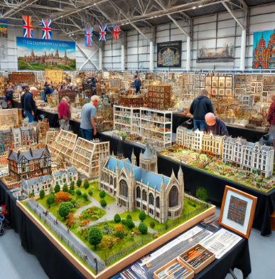 Fiera del Modellismo Taranto che mostra modelli dettagliati e artistici.