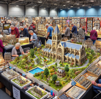 Fiera del Modellismo Reggio Calabria che mostra modelli dettagliati e artistici.