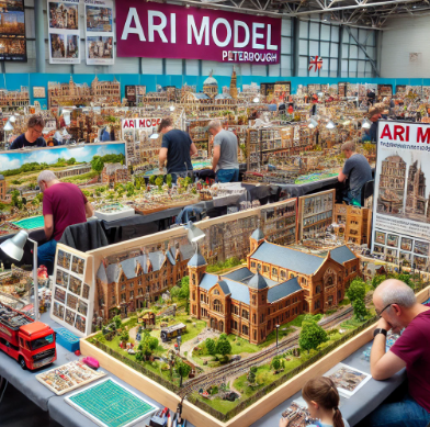 Modelli dettagliati di Ari Model alla Fiera del Modellismo Forlì.