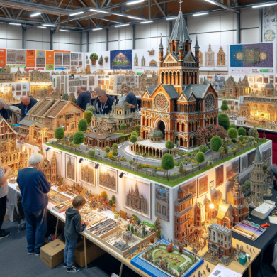 Modelli dettagliati di Ari Model esposti alla Fiera del Modellismo Piacenza.