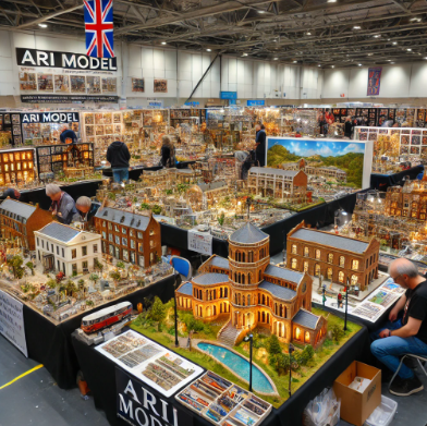 Modelli dettagliati di Ari Model alla Fiera del Modellismo Lecce.