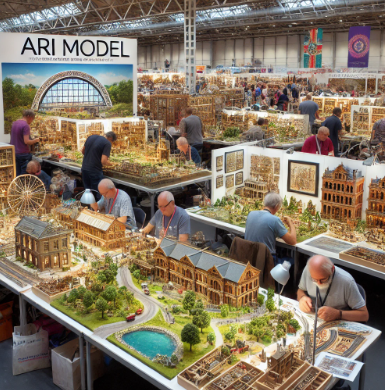 Modelli dettagliati alla Fiera del Modellismo Wells, presentati da Ari Model.