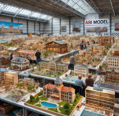 Modelli dettagliati di Ari Model alla Fiera del Modellismo di Würzburg.