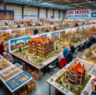 Modelli esposti da Ari Model alla Fiera del Modellismo Heilbronn.