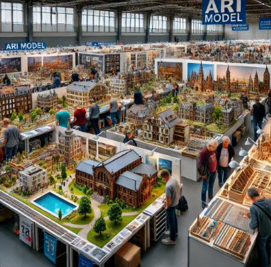 Dettagli impeccabili dei modelli esposti da Ari Model alla Fiera del Modellismo Bremerhaven.