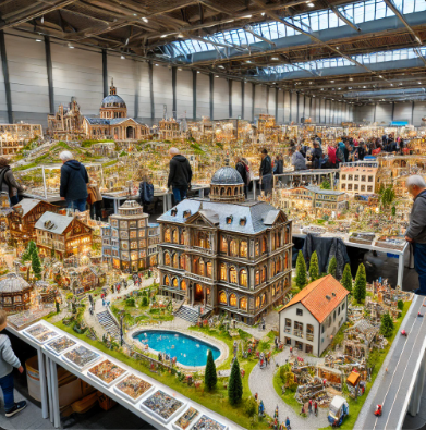 Modelli dettagliati di Ari Model esposti alla Fiera del Modellismo Kaiserlautern.
