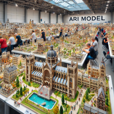 Modelli dettagliati presentati da Ari Model alla Fiera del Modellismo Marl.