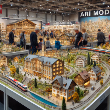 Modello dettagliato di Ari Model esposto alla Fiera del Modellismo Villingen Schwenningen.