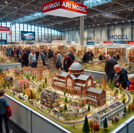  Un dettaglio di una creazione di Ari Model esposta alla Fiera del Modellismo Velbert