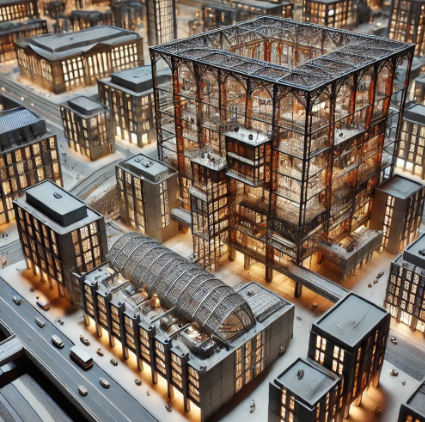 Un modello architettonico dettagliato realizzato da Ari Model, che unisce precisione e creatività a Milano.