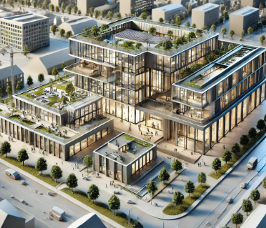 Modello architettonico dettagliato di una struttura a Recklinghausen, realizzato con cura dal team di Ari Model.