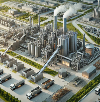 Il modello di impianto di conversione dei rifiuti in energia di Ari Model, che illustra il processo di trasformazione dei rifiuti in energia rinnovabile. Questo modello aiuta a visualizzare l'integrazione della gestione dei rifiuti con la produz