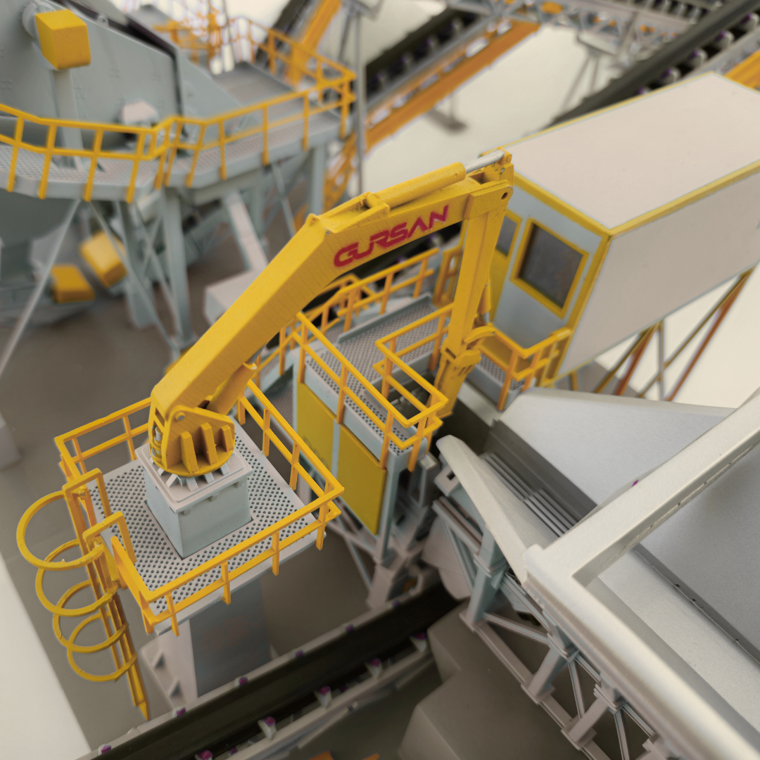 #Bauma2025 #GURSAN #ARIMaquetta #ModelloIndustriale #Frantumazione #Vagliatura #ModellazioneIndustriale #FieraInternazionale #StandB2215